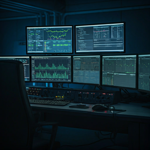 Modern SCADA control room
